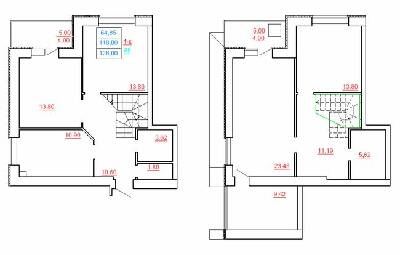 Двухуровневая 126 м² в ЖК Остров от 10 300 грн/м², г. Миргород