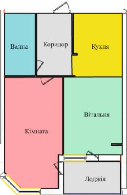1-комнатная 53.05 м² в ЖК на просп. Злуки, ЗА, 5А от 14 000 грн/м², Тернополь
