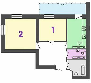 2-комнатная 77.69 м² в ЖК Жемчужина Днепра на Героев от 14 450 грн/м², Черкассы