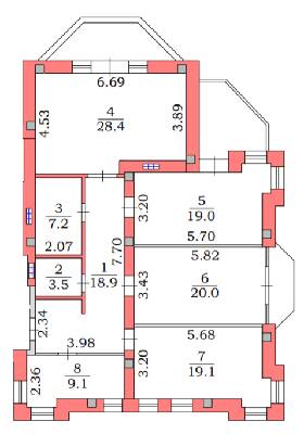 3-комнатная 130.3 м² в ЖК Клубная резиденция от 33 950 грн/м², г. Черноморск