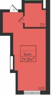 1-комнатная 29.2 м² в ЖК Avinion от 21 500 грн/м², Одесса