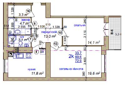 2-комнатная 72.9 м² в ЖК на ул. Жасминовая, 5 от 22 000 грн/м², Львов