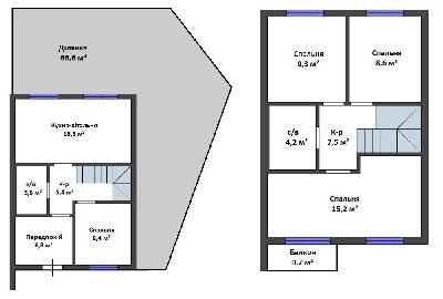 Таунхаус 87.37 м² в Таунхаусы Cherry Town от 14 267 грн/м², г. Ирпень