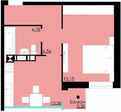 1-кімнатна 36.9 м² в ЖК Comfort City від 13 500 грн/м², Чернівці