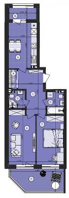 2-комнатная 68.34 м² в ЖК Royal Park от 15 000 грн/м², г. Дубляны