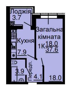 1-комнатная 37.6 м² в ЖК Львовский затышок (Львовский маеток) от 21 600 грн/м², с. Софиевская Борщаговка