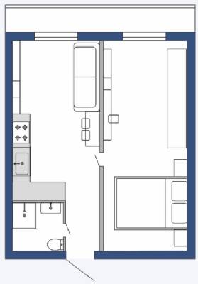 2-комнатная 45.8 м² в ЖК Сузирья 2020 от 14 500 грн/м², Кропивницкий