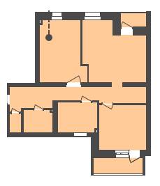 3-кімнатна 86.22 м² в ЖК Кролевець від 7 200 грн/м², м. Кролевець