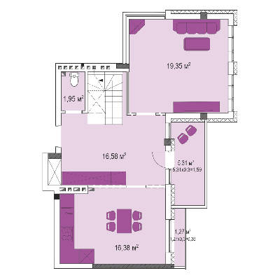 2-кімнатна 100.55 м² в ЖК Лавандовий від 21 379 грн/м², м. Бровари