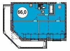 2-кімнатна 66 м² в ЖК Club City від 24 150 грн/м², Херсон