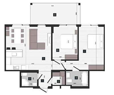 2-кімнатна 97.83 м² в ЖК Zenhouz від 42 000 грн/м², с. Лебедівка