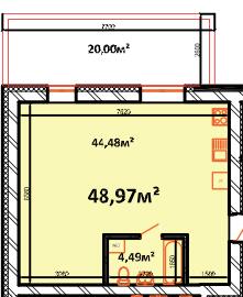 1-комнатная 48.97 м² в ЖК StyleUP от 26 000 грн/м², с. Липины