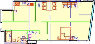 2-комнатная 82.27 м² в ЖК Central Park от 34 500 грн/м², Днепр