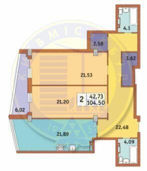 2-кімнатна 104.5 м² в ЖК Costa fontana від 29 700 грн/м², Одеса
