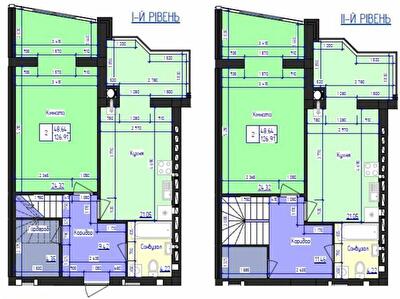 Двухуровневая 126.91 м² в ЖК Кришталеве озеро от 16 000 грн/м², Черновцы