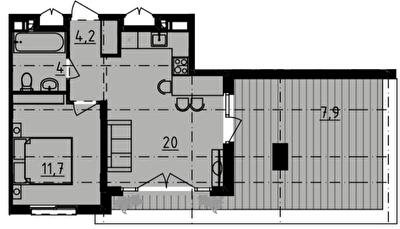 1-комнатная 47.8 м² в ЖК DERBY Style House от 27 250 грн/м², Одесса