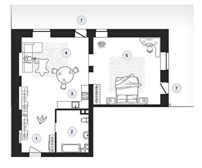 1-комнатная 87.6 м² в ЖК Club House GREY от 22 000 грн/м², г. Кривой рог