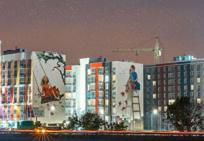 Открытие капсульного парка в жилом городке ARTVILLE