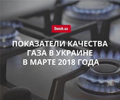 Газ какого качества поставлялся украинцам в марте 2018 года: инфографика