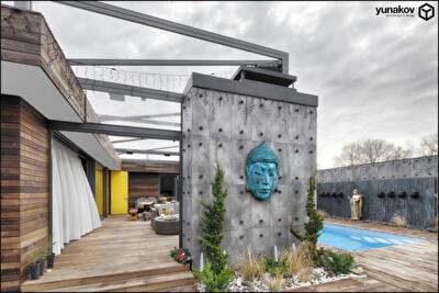 Проект Дома Будды от украинского дизайнера Ивана Юнакова