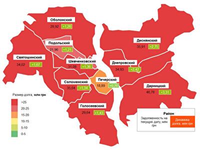 На сколько увеличилась задолженность за электроэнергию в Киеве в 2017 году: инфографика