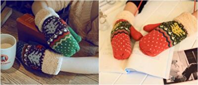 Вязаные варежки 80 уровня