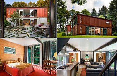 Альтернатива бетону и кирпичу: фешенебельный особняк из простых контейнеров