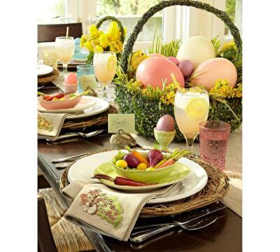 Тематическая сервировка пасхального стола
