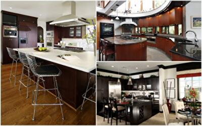 10 роскошных вариантов использования черной мебели в дизайне современной кухни