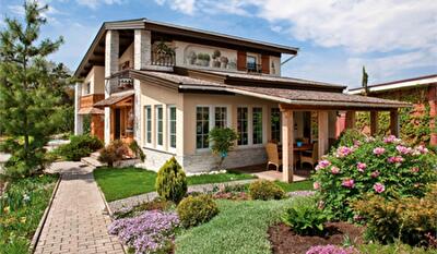 Душевный дизайн дома под Киевом