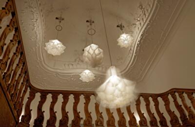 Кинетические светильники, которые "распускаются" как цветы