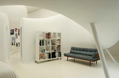 Дом-"змея" на чердаке в Париже