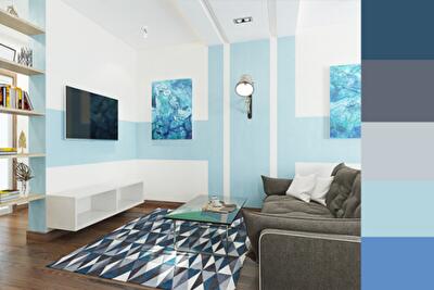 Холодные оттенки в дизайне жилья: мятный цвет в квартире