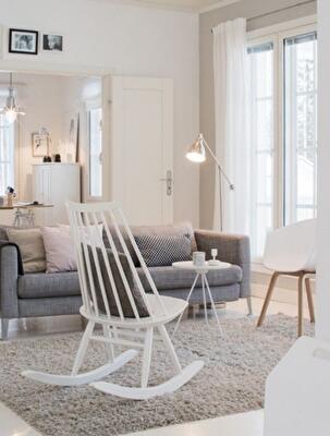 Кресло-качалка в интерьере 
