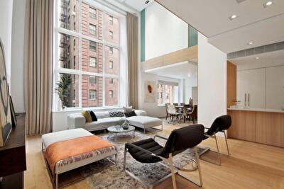 Уютный интерьер квартиры в Нью-Йорке