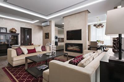 Трехкомнатная квартира
в спокойных оттенках от Алеси Сахно