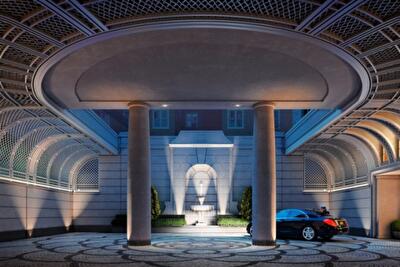 Элитная недвижимость Манхэттена обзаводится подъездными дорожками в дворцовом стиле. Фото