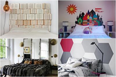 14 потрясающих вариантов оформления изголовья кровати на любой вкус
