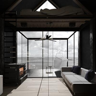 Апартаменты на берегу моря от киевского дизайнера Игоря Сиротова