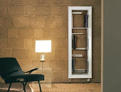 Радиаторы и полки - из ванной в гостиную
