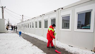 В Харькове открыли модульный поселок для переселенцев из Донбасса