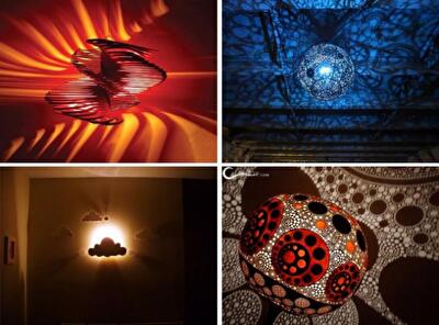 21 идея изготовления светильников и люстр из повседневных предметов