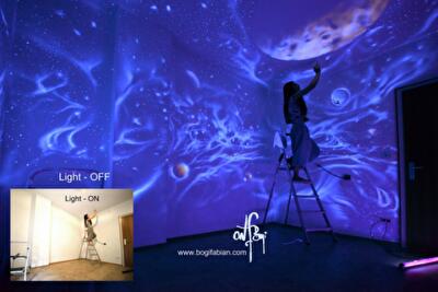 С Виду Это Обычная Комната, Но Подождите Пока Выключится Свет…