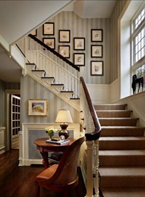 Обои в полоску в дизайне интерьера