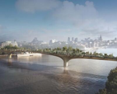 В Лондоне планируется построить мост-сад. Фото