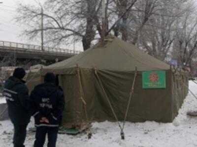 У столиці продовжують працювати мобільні пункти обігріву