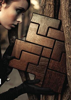 Деревянный пол-плитка