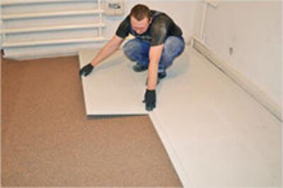 Как сделать сухую стяжку своими руками