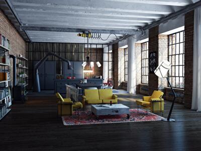 Hard loft: стильная резиденция для архитектора