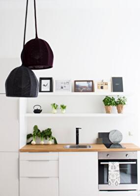 Квартира с шерстяными абажурами